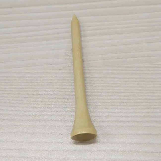 Wholesale plastic golf tee pink color light gold bulk custom OEM logo high quality 6cm golf tee