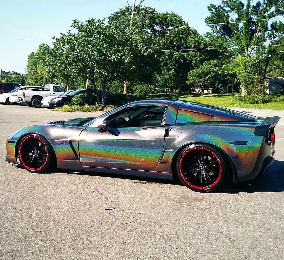 Intense chrome Mirror Fine  Holo Car Paint Pearl Pigment Powder -15-20um Holographic Automotive Paint Pigment