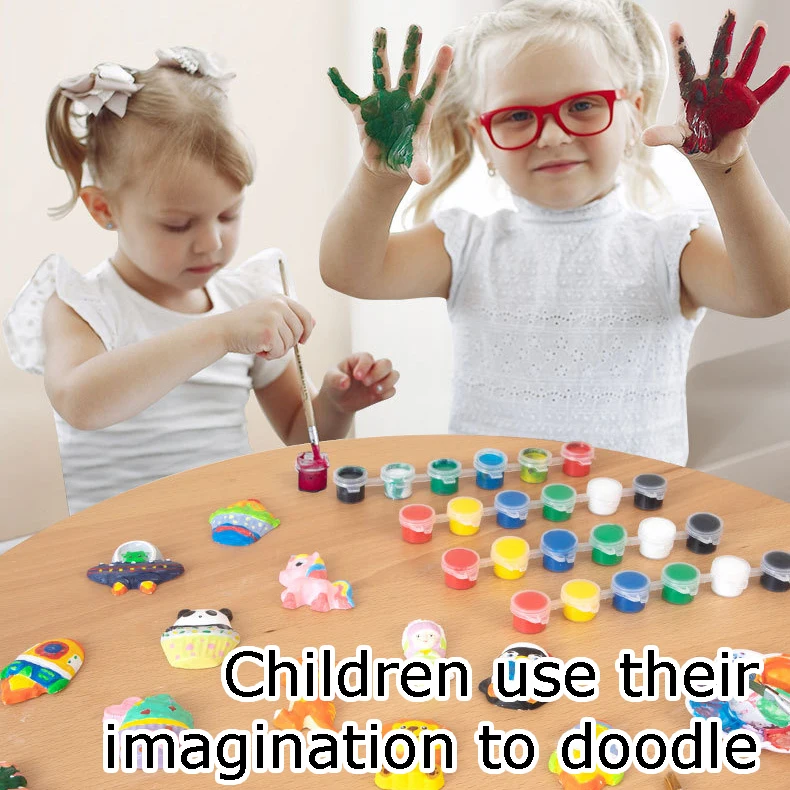 Wholesale Dinosaur Mold Graffiti Painting Diy Plaster Toys Watercolor Education Creative Hand Painting Craft Toys For Children