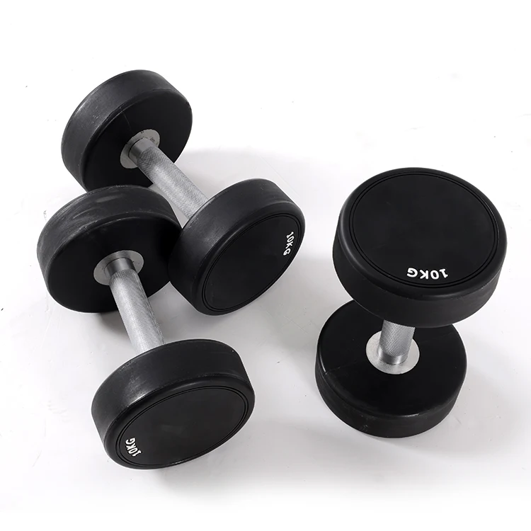 
High Quality Wholesale Custom Cheap Pu Urethane Cpu Coated Dumbbells For Fitness Gym 