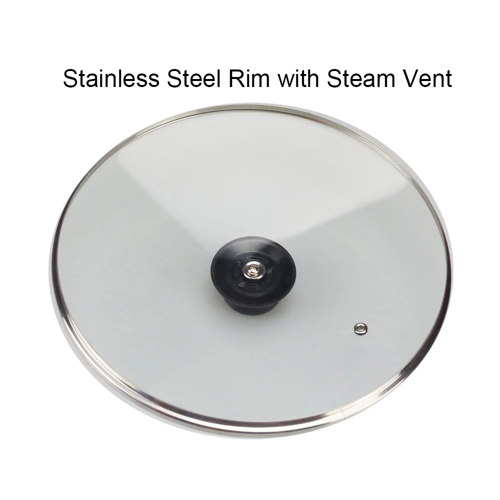 
Cookware 10 inch Transparent Glass Replacement Lid 