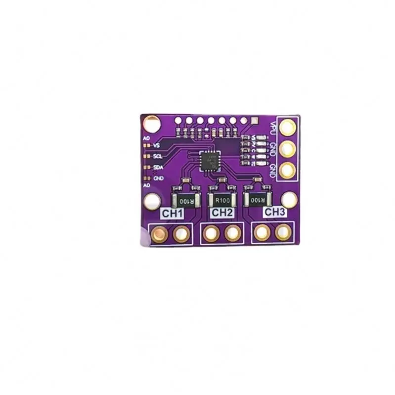 MCU-3221 INA3221 three low-side/high-side I2C output current/power monitor