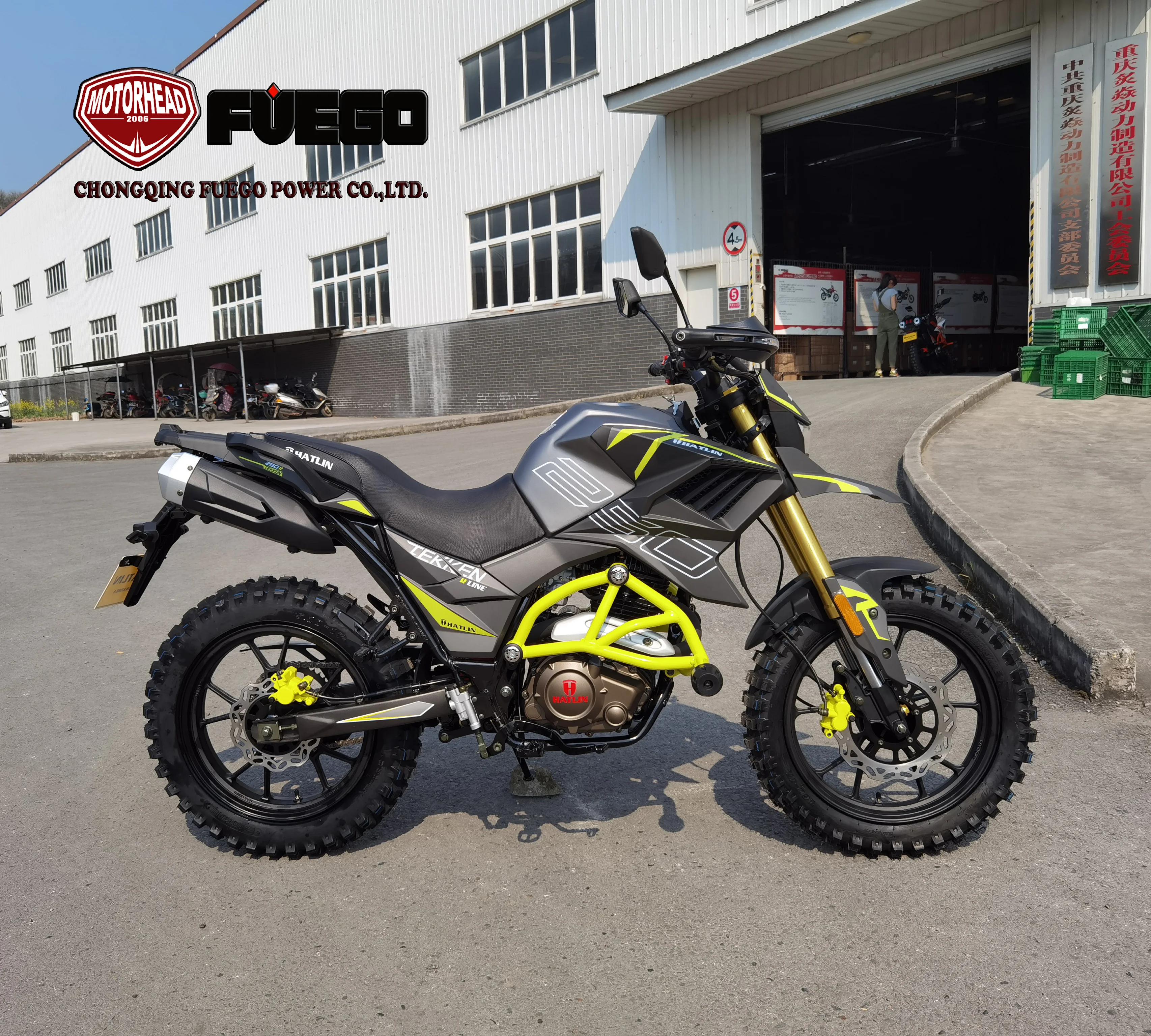 Кроссовый мотоцикл внедорожный 250CC бензин FUEGO POWER TEKKEN
