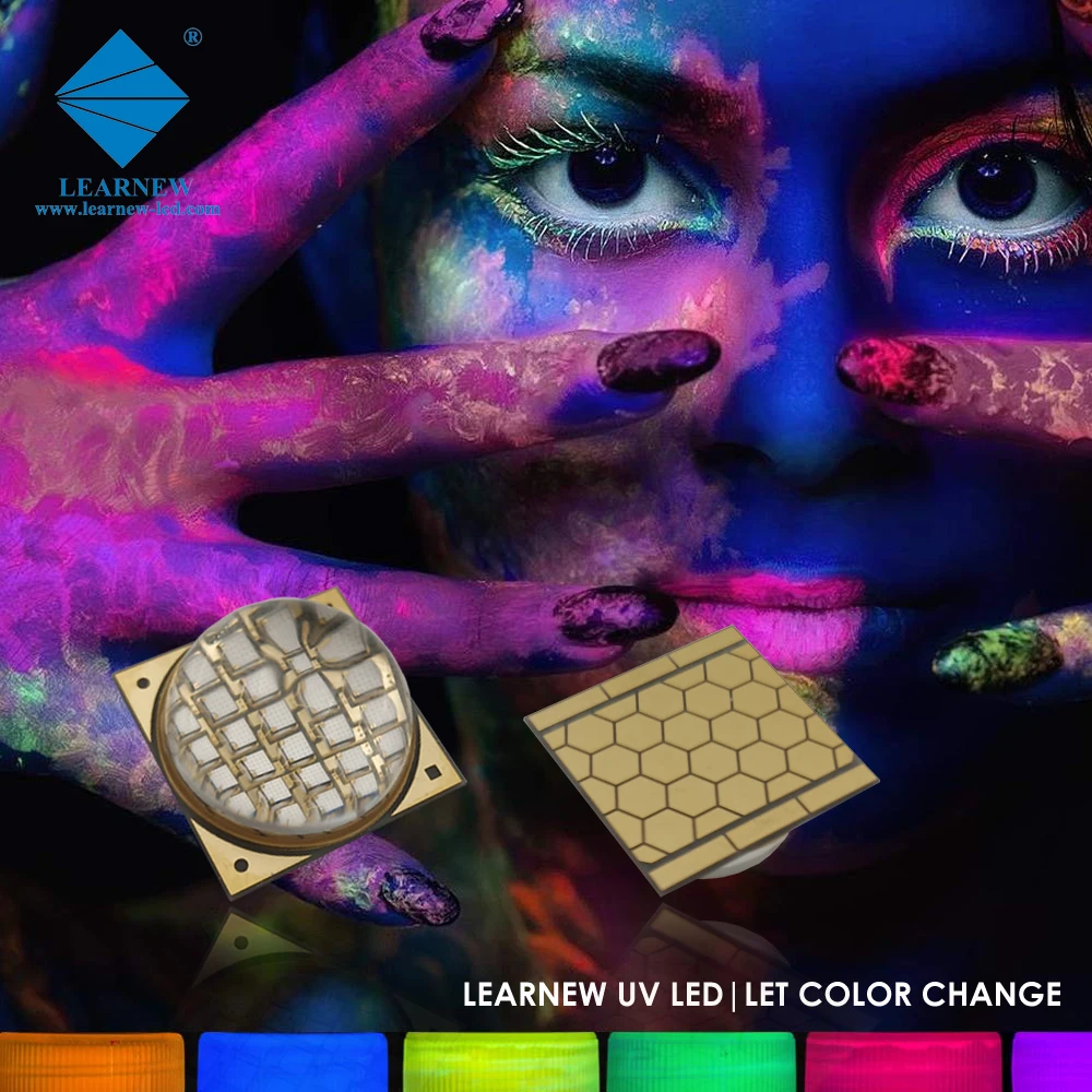 100 Вт, нм, 60-90 градусов, светодиодный cob-чип UVA для растущего Рынка светодиодов