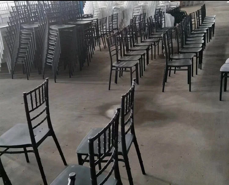 China Modern Stackable Wedding Chair Tiffany Stacking Pp Plastic Chiavari Chair For Banquet