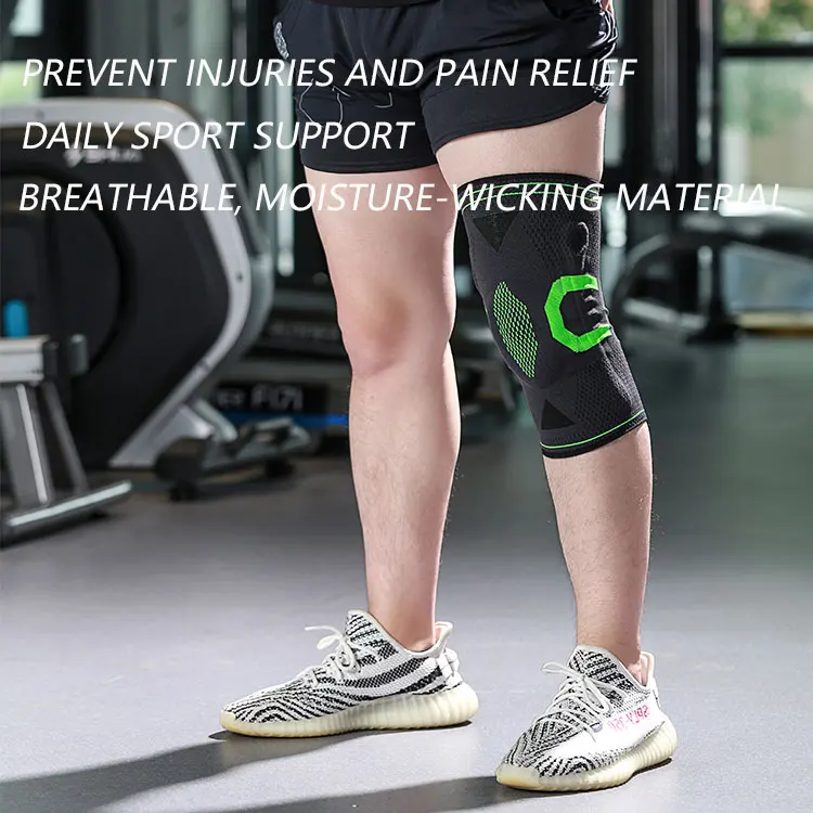professional manufacturer knee support brace high elastic Breathable Wear-Resistant knee brace for Men Women