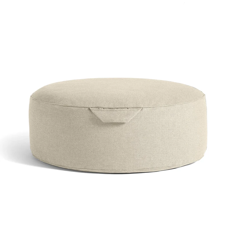 Pouffes Footstool Bean Bag Cover For Couch Footrest Round Pouf Ottoman