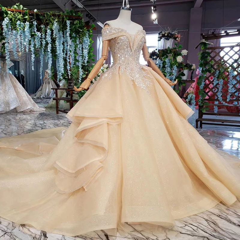 
HTL845 Jancember muslim bridal wedding dress wedding dress indian bridal party dresses latest 