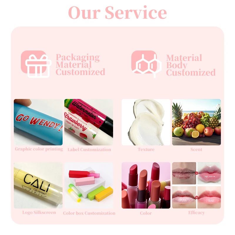 Unique Products Nourishing Kid Honey Vegan Lipstick Lip Care Vitamin C Long Lasting Moisturizing SPF 15 Organic Custom Lip Balm