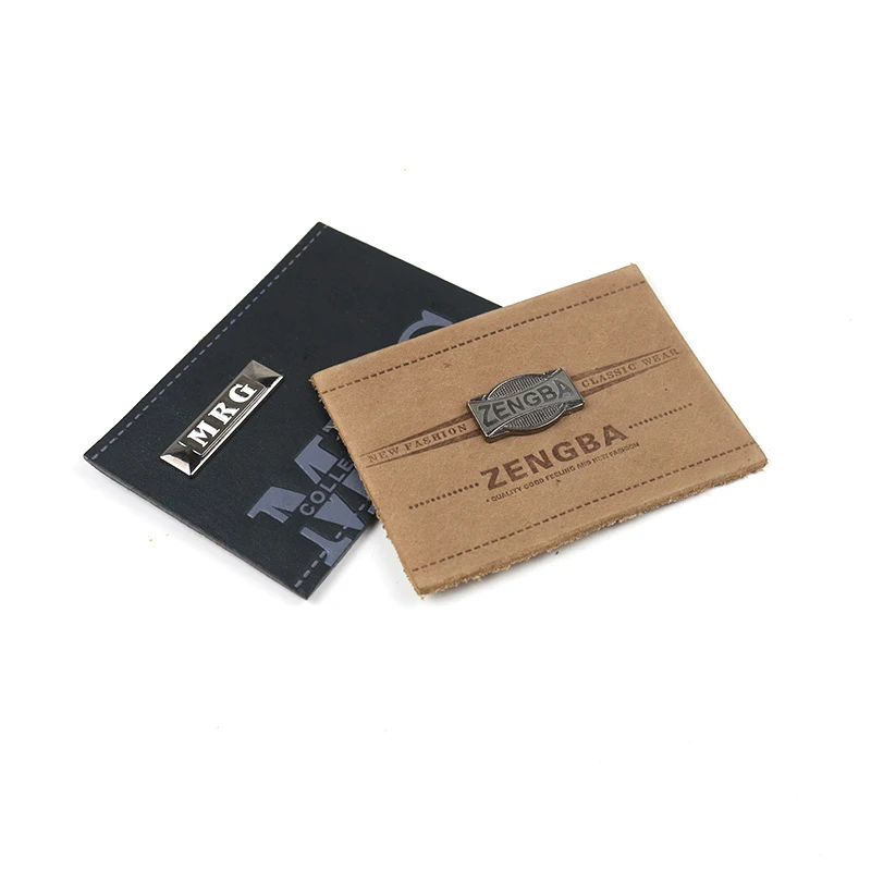 Good Price Factory Direct Supply Leather Jeans Label Patch Custom Jeans Label leather label jeans