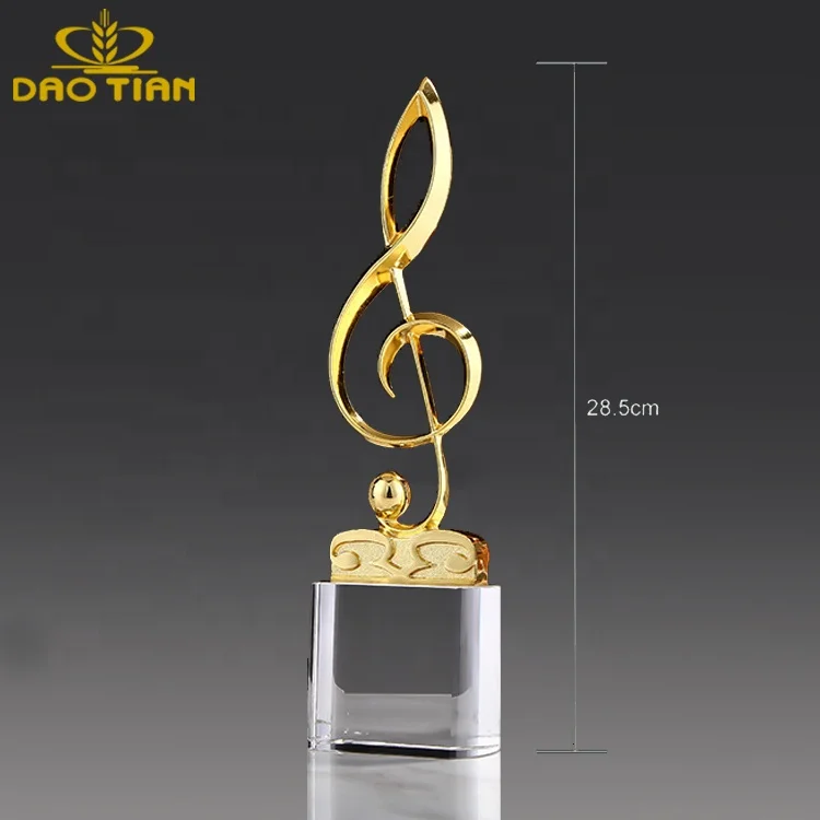Cheap wholesale high quality K9 crystal glass music trophy awards trophy cup custom 3d laser engrave crystal music trophy online