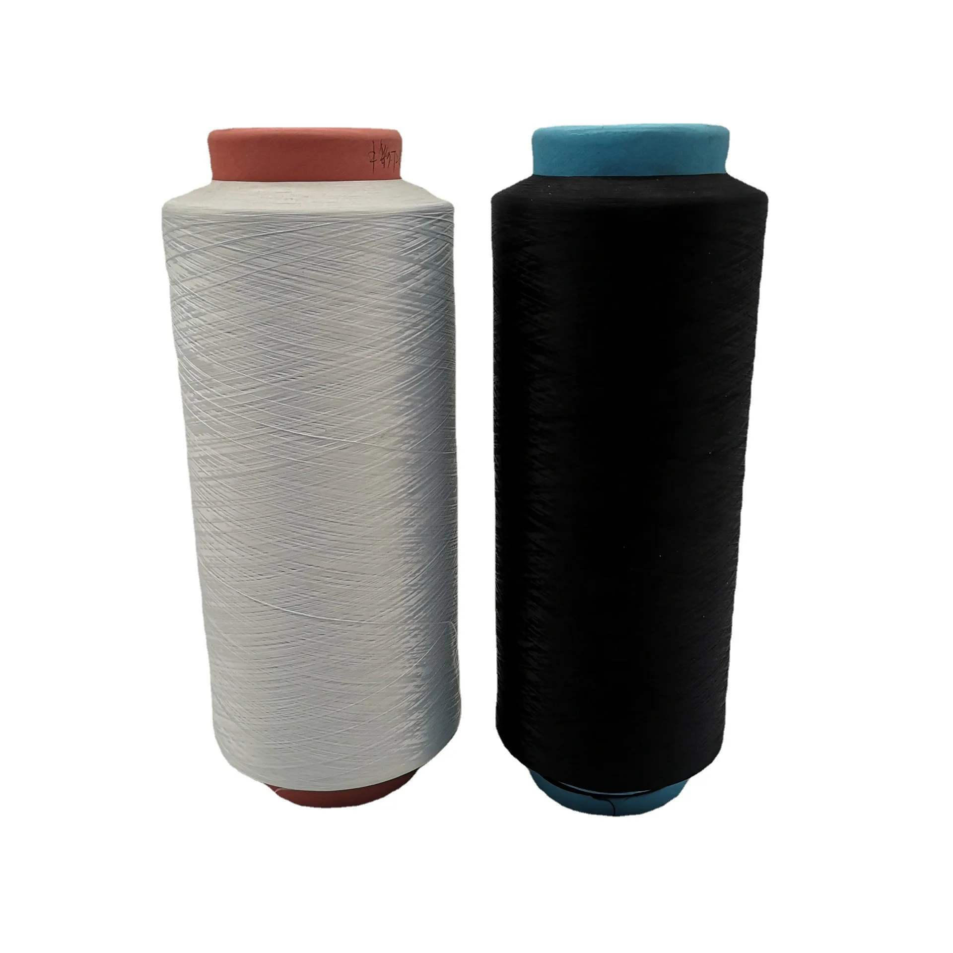 high quality dope dyed 100 percent polyester textured yarn DTY yarn polyester 150D 48F for elastic dty  cocks