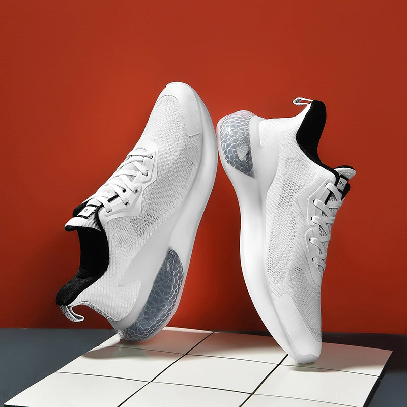 2020 Brand Logo Custom High Quality all black sneakers Alpha Men Fashion Knitting Sports Sneakers Running Shoes