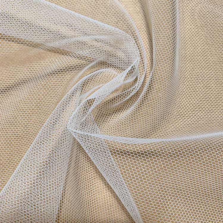 Hot Selling Fashion Nylon Bridal Soft Wedding Hard Nylon Tulle Net Fabric