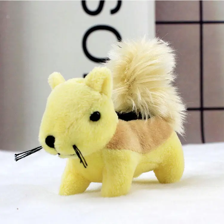 High Quality Bite Resistant Treat Interactive Squirrel Hide And Seek Plush Puzzle Dog Toys