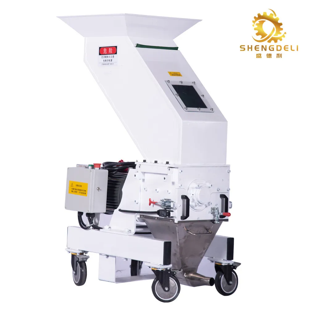 Stainless steel mini plastic film swp pvc pipe and profile crushers with shredder machine crusher blade