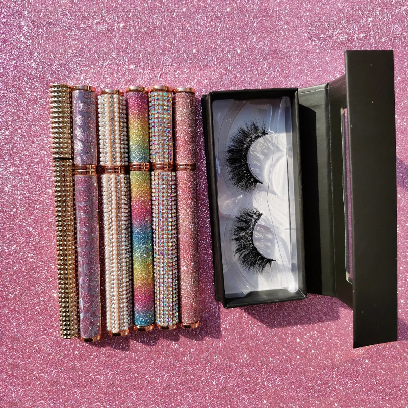 
2 in 1waterproof Glitter Eyeliner vegan lashglue eyeliner pen private label Magnetic Adhesive Eyeliner pen 