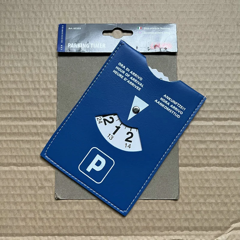 Most popular customized 5 in 1 parking disk for promotional gift New Design soft PVC parking timer/parking disk