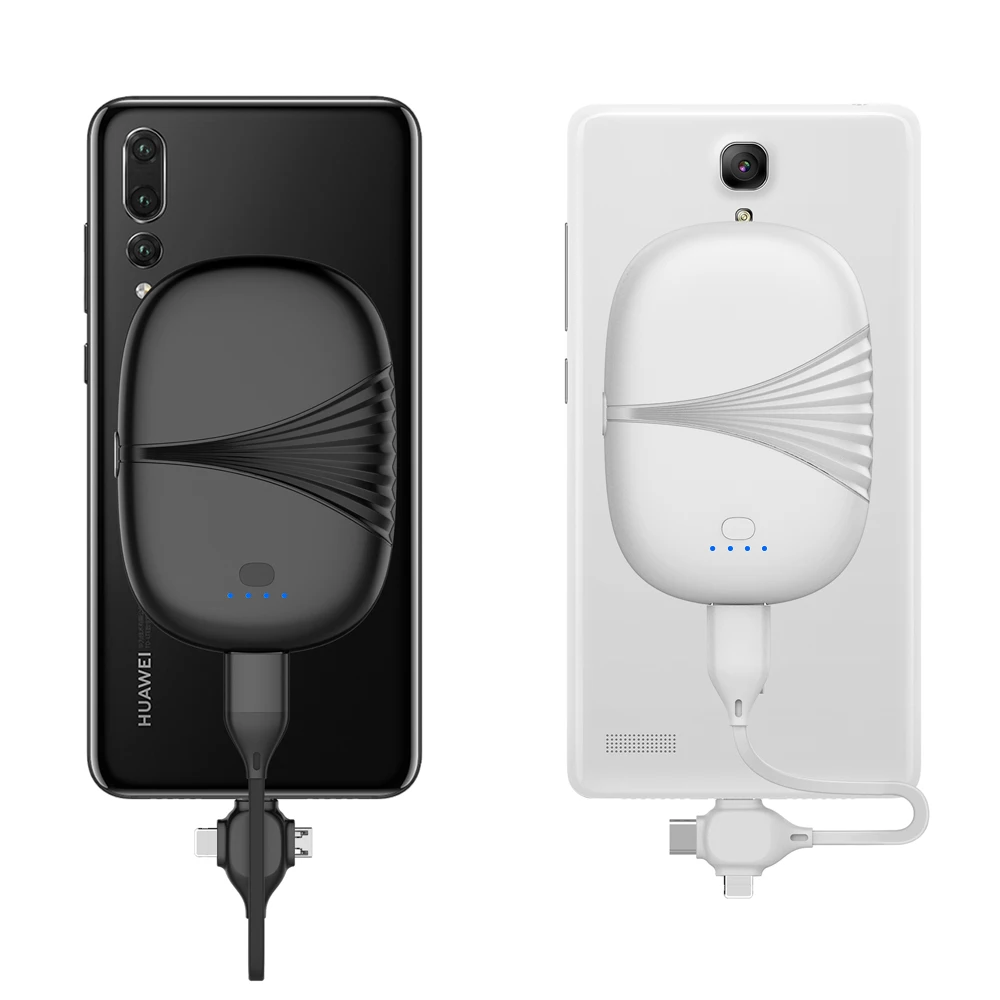 
NTE new Style magnetic power bank 4000mah portable wireless charger station 