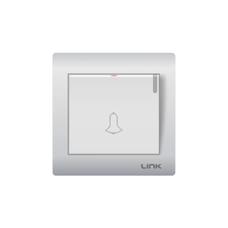 New type PC Material 1 gang residential community multifunction doorbell switch