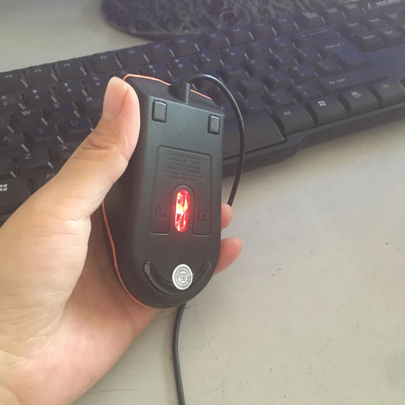 Cheap good quality 3D Wired USB Optical Mouse for Office and promotional use