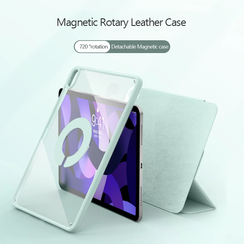 Fully clear transparent tablet case for New iPad 10.2 789 gen Tablet Case for iPad 9th Generation