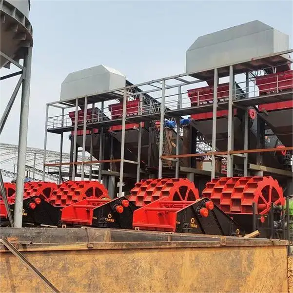 China Supplier Bucket Wheel Sand Washing Machine With Screen As Gravel And Sand Washer