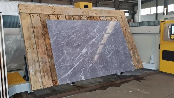 Granite Marble Cnc Engraving Stone Cutting Machine 5 Axis Stone Bridge Saw Cnc Engraver Stone Edge Engraving Polishing Machine