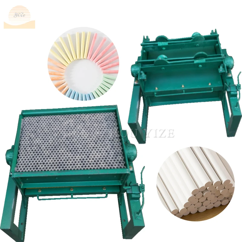 Manual 8 Molds Chalk Making Machine Dustless School Colorful Production Maker Small for