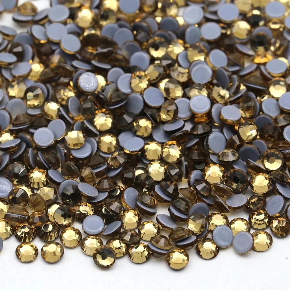 Good  SS20 Hotfix Glass Rhinestones Rainbow color Flatback Rhinestone for Clothes Decorations DIY Bag Garment
