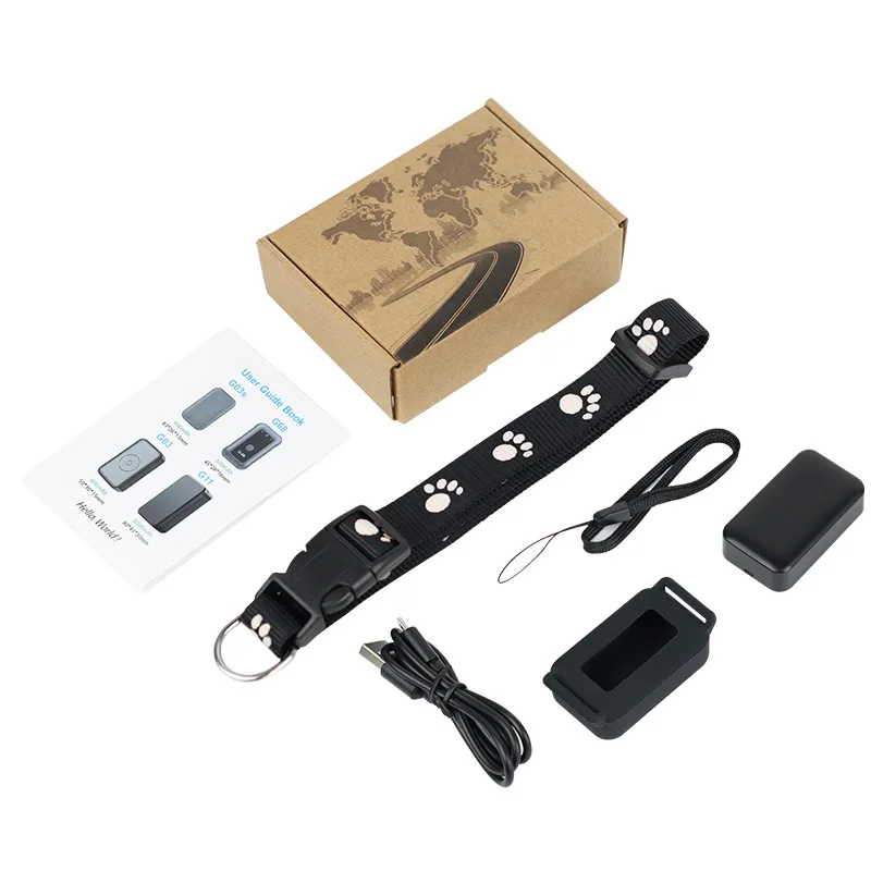 Saftly Real-Time Electric Pet Tracker for Dogs Tracker Smart 4G GPS Waterproof Unlimited Range Smart Pet Smart Tracker