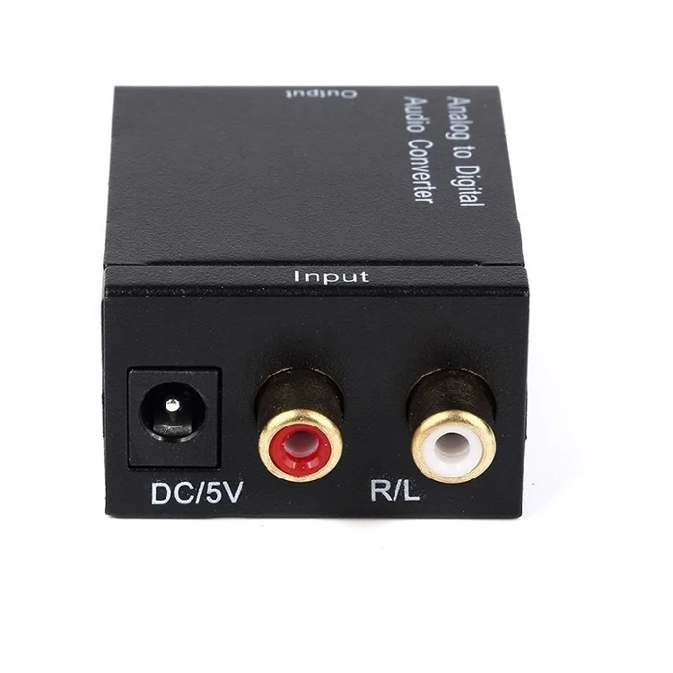 Digital To Analog Audio Converter Adapter Quality Mini Optical Fiber Coaxial Rca 3.5mm