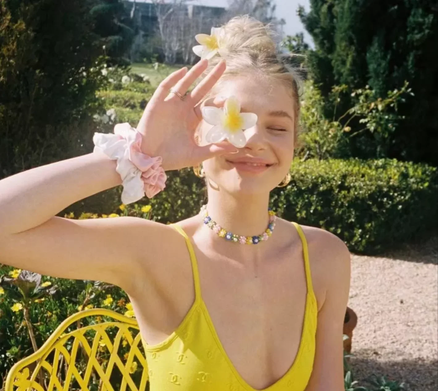 Bauhinia цветок конфетных цветов ацетатные Когти для волос прозрачные акриловые яичные цветы зажимы для волос для женщин и девочек