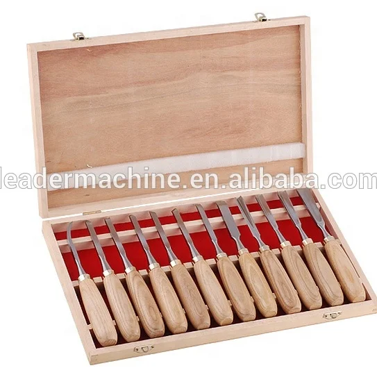  Woodiy C1023-12pc-1 деревянные гравированные долото набор прямых выдавливать V-прямой отрезной инструмент косой Бент полукруглое