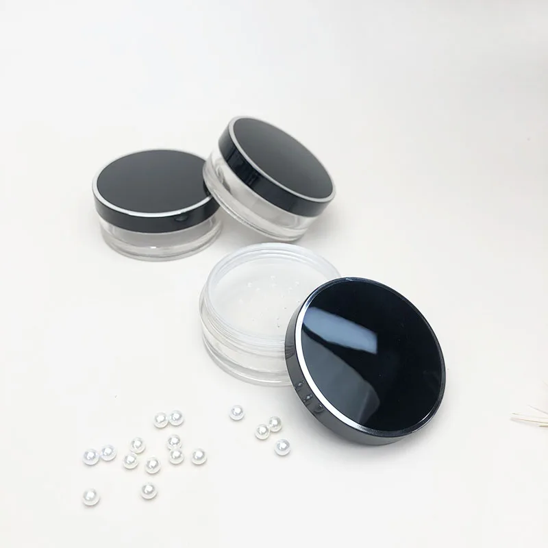 cosmetic packaging clay blush container highlighter emballage cosmetic empty compact powder case with mirror