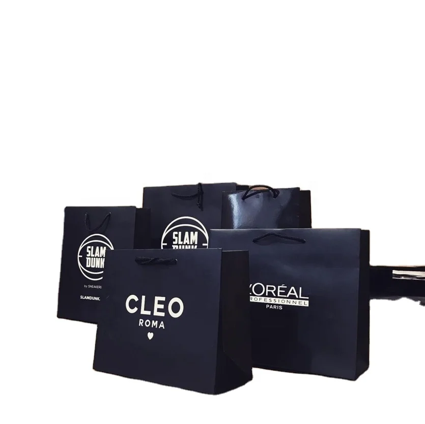 
2020 Excellent Quality Custom Logo Printing Recyclable Shopping Paper customized gift bags 