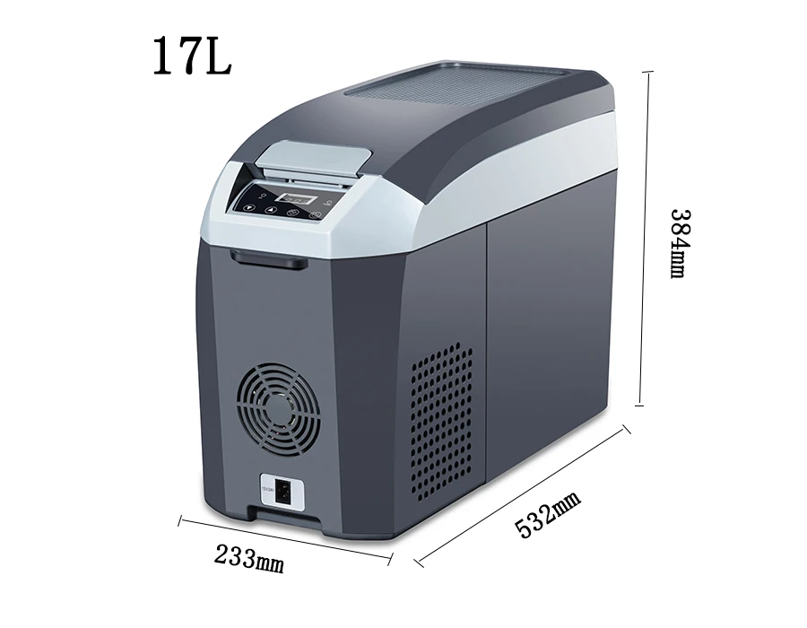 Factory Price Dc 12v 24v Car Portable Mini Fridge Freezer Refrigerator for Hiking Camping