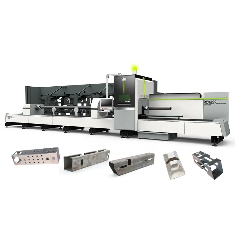 Innovative 3000w 1000w Aluminum Pipe Metal 15-230mm Tube Laser Cutting Machine 6kw Structure Production Line Manufacturers