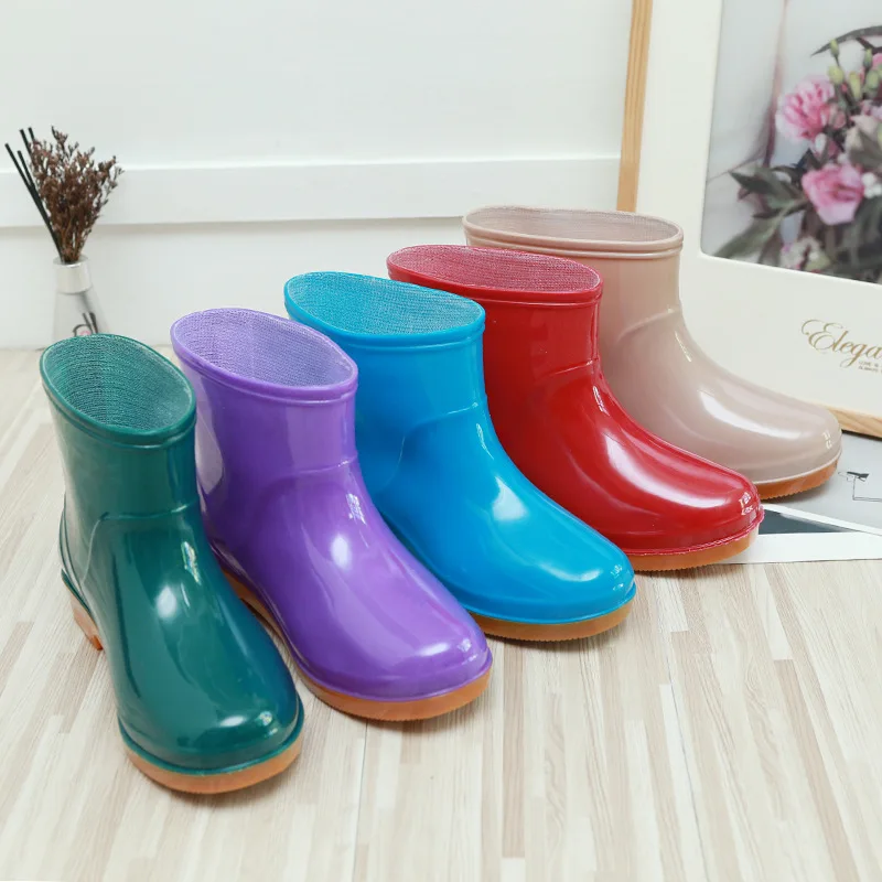 Wholesale Custom Womens High Heel Rain Boots