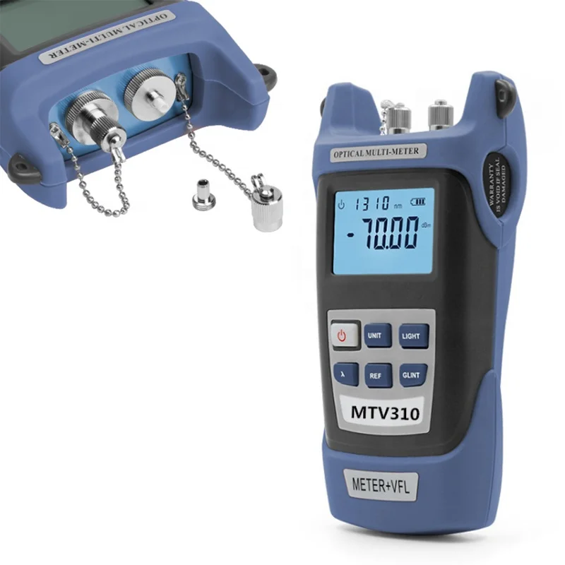 Portable Optical Fiber Power Meter FC/SC/ST Universal Interface Fiber Tester Built-in 1Mw Visual Fault Locator