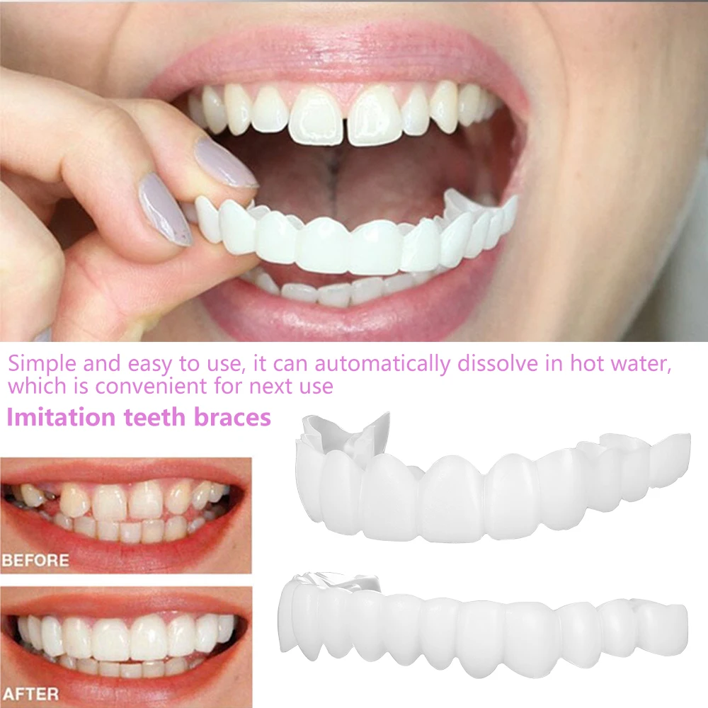 New Upgraded Teeth Whitening Denture Teeth Temporary Teeth Tooth Cover Veneers