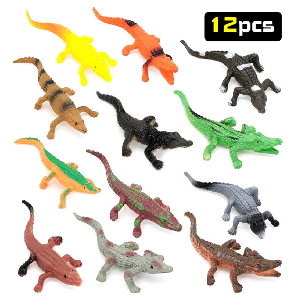 LZY884  Crocodile Toy Alligator Toy Simulation Realistic Crocodile For Figure Model