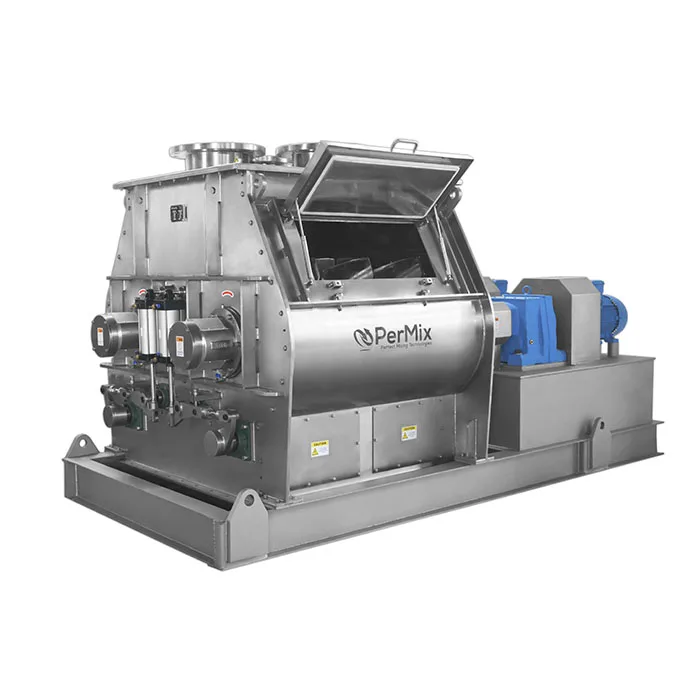 Small Twin-shaft Paddle Mixer Industrial Hand Mixing Equipment