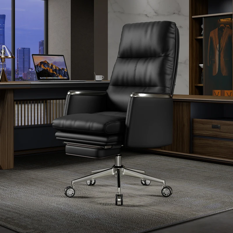 Furniture Computer Designer Swivel Recline High Quality Synthetic Leather Office Chair Best Comfortable Executive Boss Chair