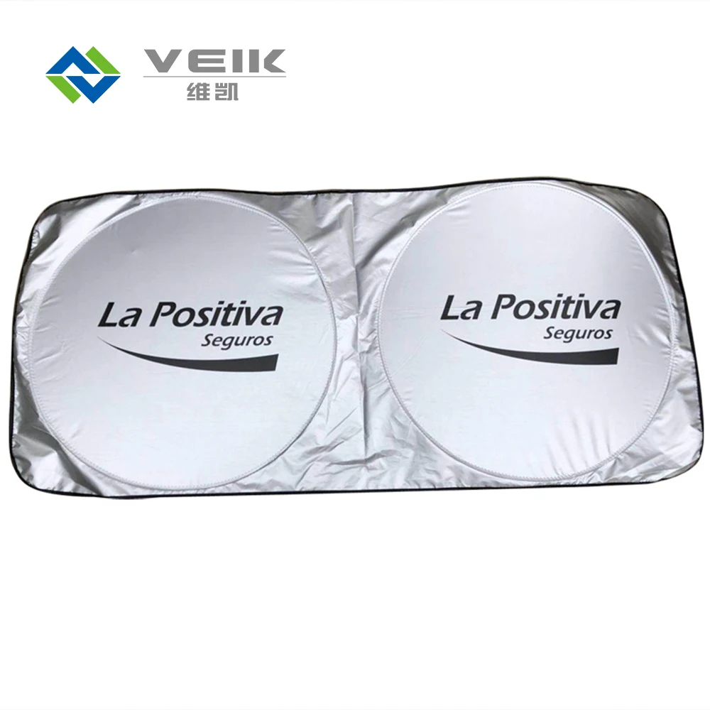 Автомобильный солнцезащитный Зонт Подгонянные двойной круг Стиль экраны для лобового стекла автомобиля солнцезащитный козырек