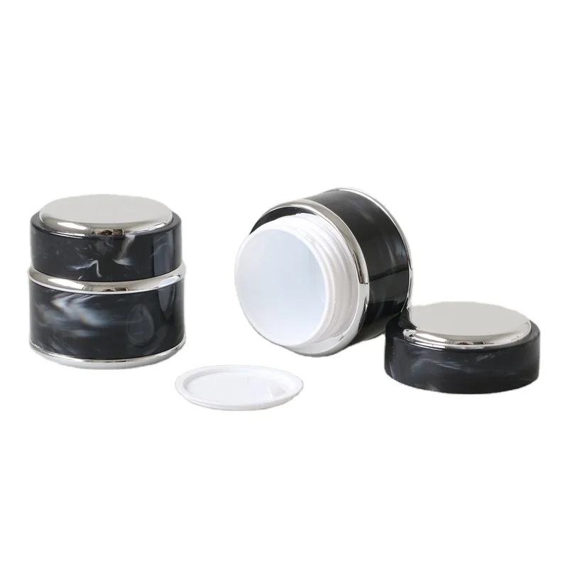 low moq cosmetics packaging 50 g plastic pot eye cream jar