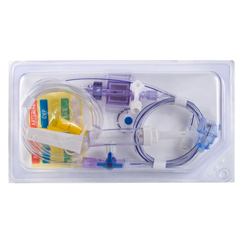 Abbot Connector Compatible IBP Disposable Transducer with CE ISO