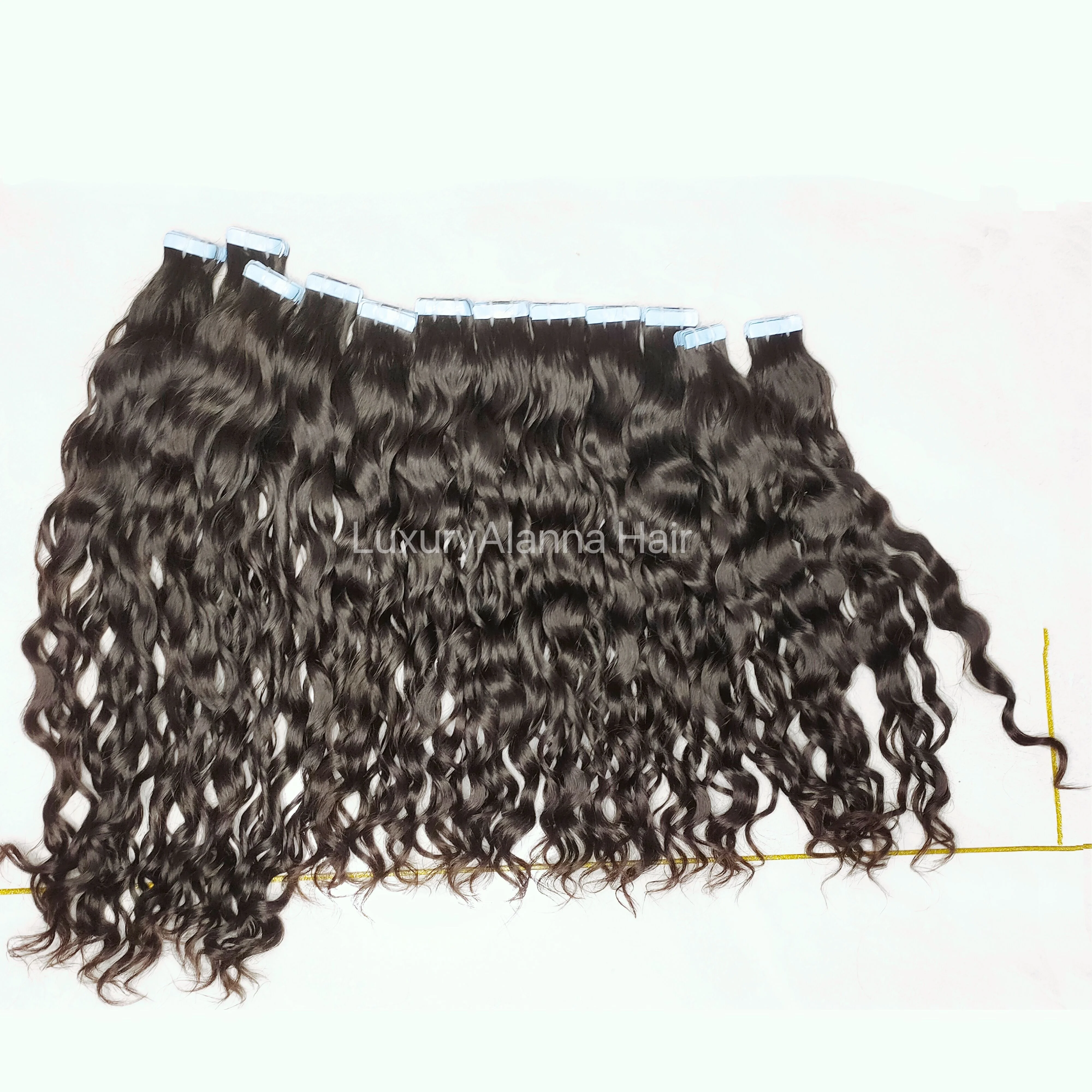 New Arrival Grade 12A Best Quality Cambodian Wavy Tape Ins Hair Extensions 100% Raw Human Hair 40Pieces/100g Tape In Hair