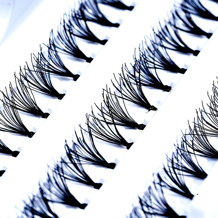  E1 Hitomi Professional Eyelash Pre Fans Custom Logo Premade Volume Fan Extensions Blooming