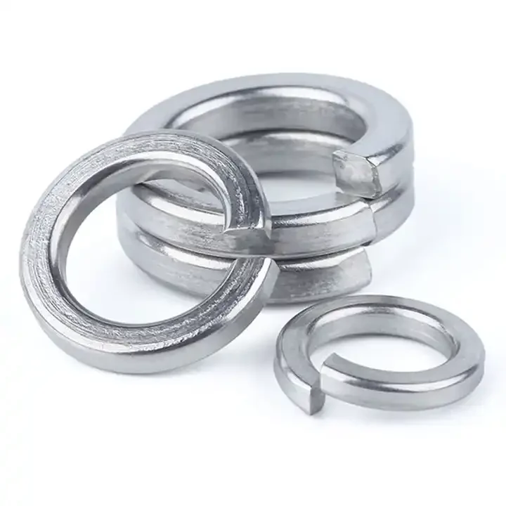 Din127 Stainless Steel 304  Helical Split Ring Metric M10 M12 Spring Lock Washer